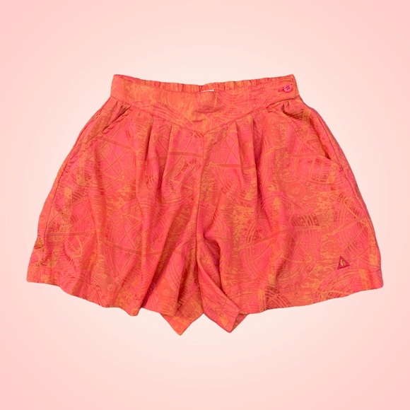 Le Coq Sportif VTG 80s Fluorescent V-Waist Shorts - Picture 1 of 8